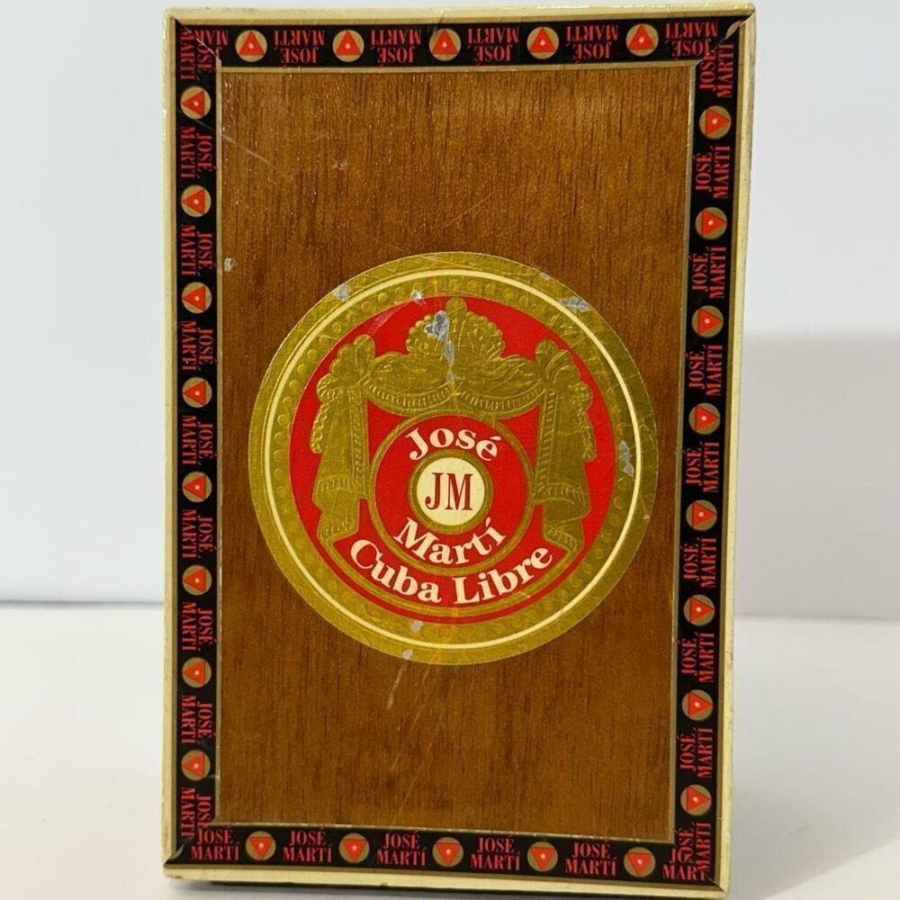 Vintage Lonsdale JM Jose Marti Cube Libre Cigar Box